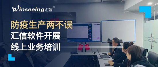 防疫生产两不误丨汇信软件积极开展线上业务培训