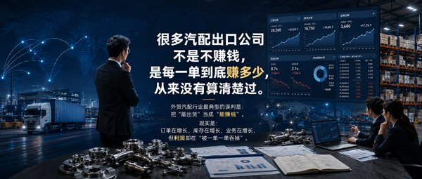 解决汽配复杂SKU体系，外贸ERP一体化管理单证、库存、成本全链路