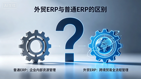 选外贸ERP还是通用ERP?从单证、报关到汇率,一文看懂5大核心差异(图1)