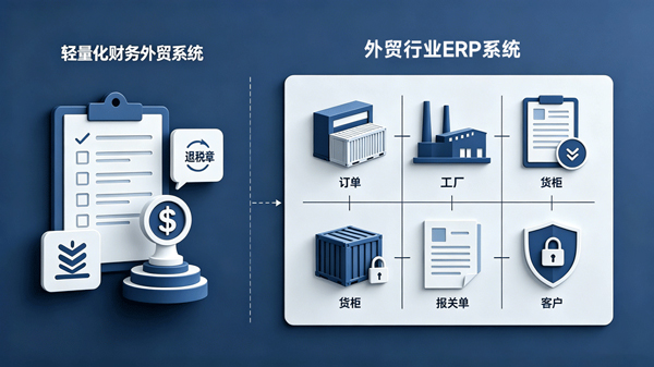 财务外贸系统vs外贸行业ERP：算真实利润，加强业务过程管控(图2)